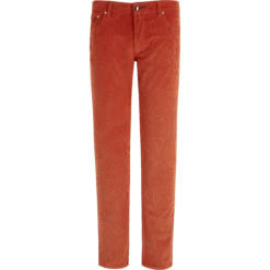 Vilebrequin Men 5-pocket Velvet Pants Regular Fit