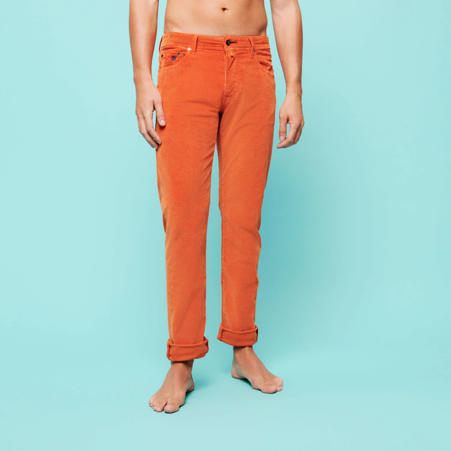 Vilebrequin Men 5-pocket Velvet Pants Regular Fit 8 Vilebrequin Men 5-pocket Velvet Pants Regular Fit - Image 6