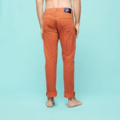 Vilebrequin Men 5-Pockets Printed Pants Micro Dot -Outdoor Beach & Swimwear G18C3V70 173 backworn 3920x3920 1