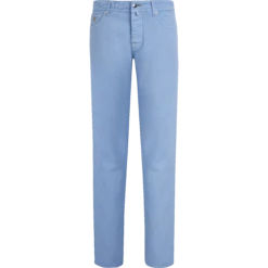 Vilebrequin Men Linen Jeans Drill 5-Pockets Solid