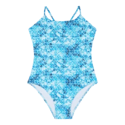 Vilebrequin Girls One-piece Swimsuit Flowers Tie & Dye