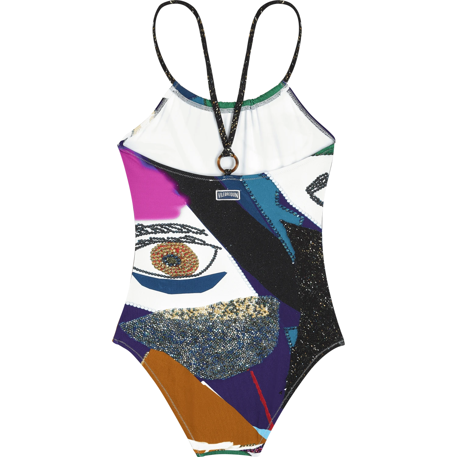 Girls One-piece Swimsuit Envoûtement - Vilebrequin X Deux Femmes Noires 4 Girls One-piece Swimsuit Envoûtement - Vilebrequin X Deux Femmes Noires - Image 2