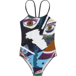 Girls One-piece Swimsuit Envoûtement - Vilebrequin X Deux Femmes Noires