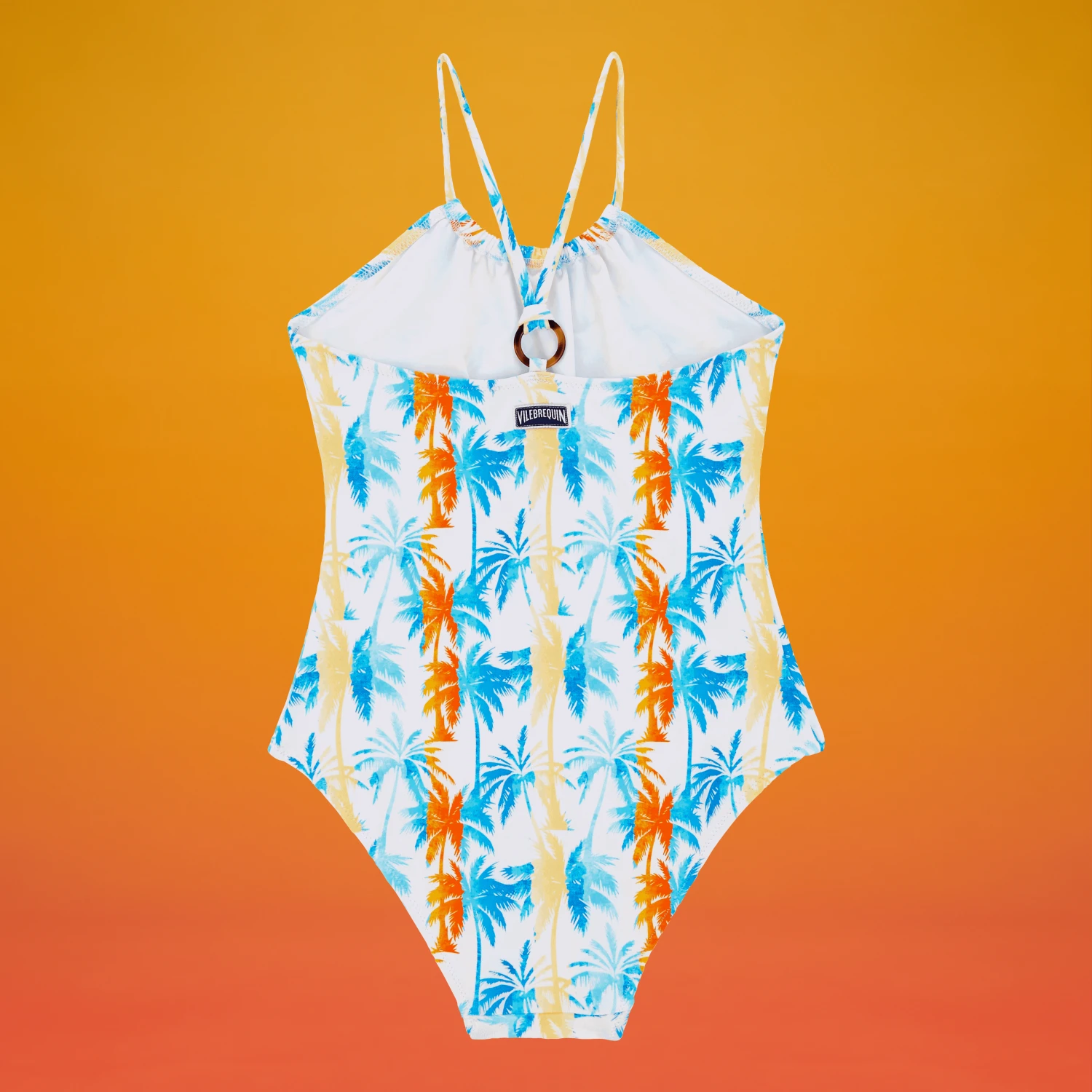 Girls One-piece Swimsuit Palms & Stripes - Vilebrequin X The Beach Boys 4 Girls One-piece Swimsuit Palms & Stripes - Vilebrequin X The Beach Boys - Image 2