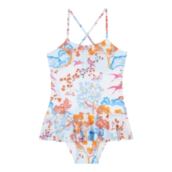 Vilebrequin Girls One-piece Swimsuit Peaceful Trees
