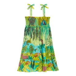 Vilebrequin Girls Cotton Dress Jungle Rousseau