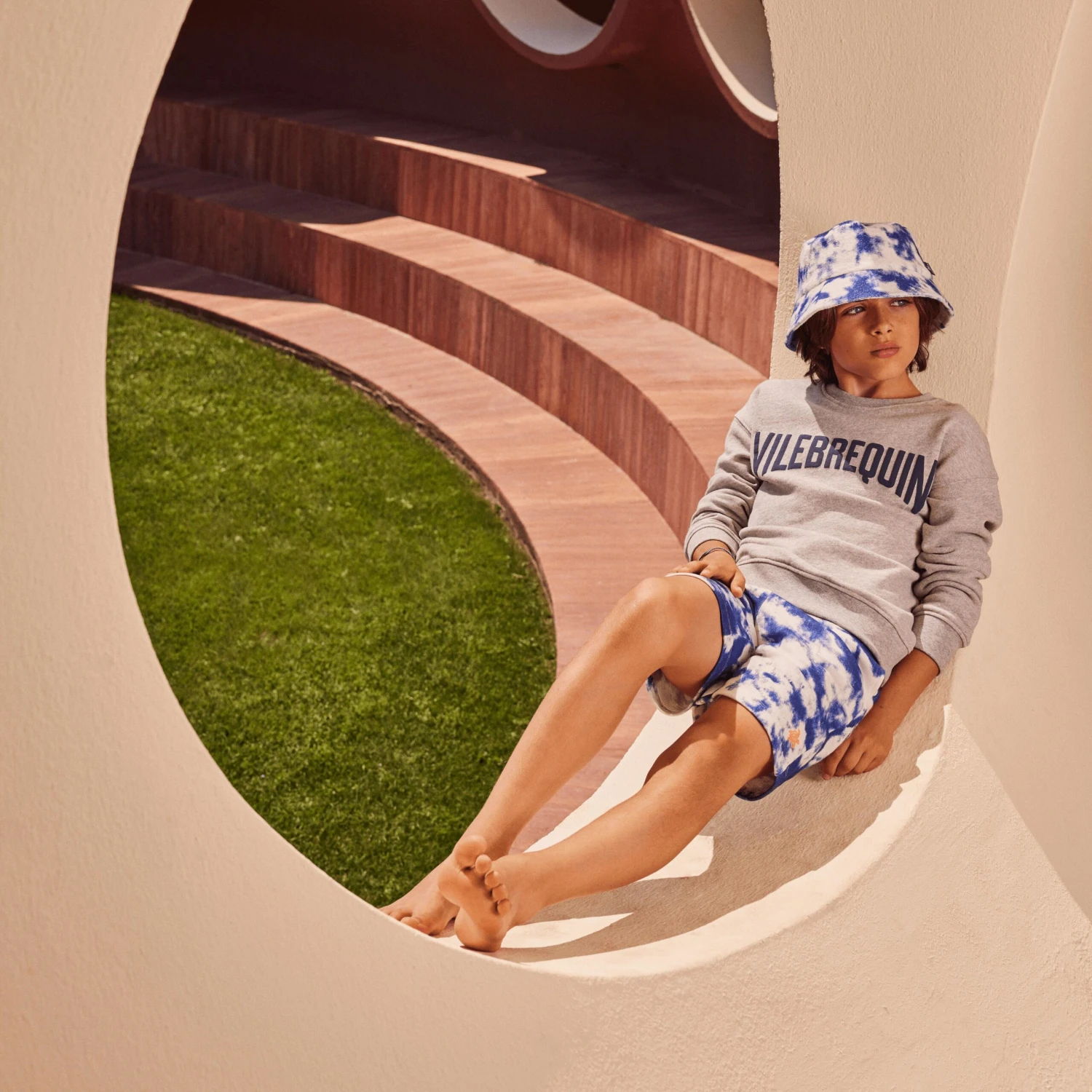 Vilebrequin Boys Jogger Bermuda Tie & Dye 6 Vilebrequin Boys Jogger Bermuda Tie & Dye - Image 4