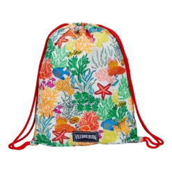 Vilebrequin Kids Backpack Fonds Marins Multicolores