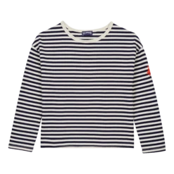 Vilebrequin Girl's Striped Long-Sleeve T-Shirt