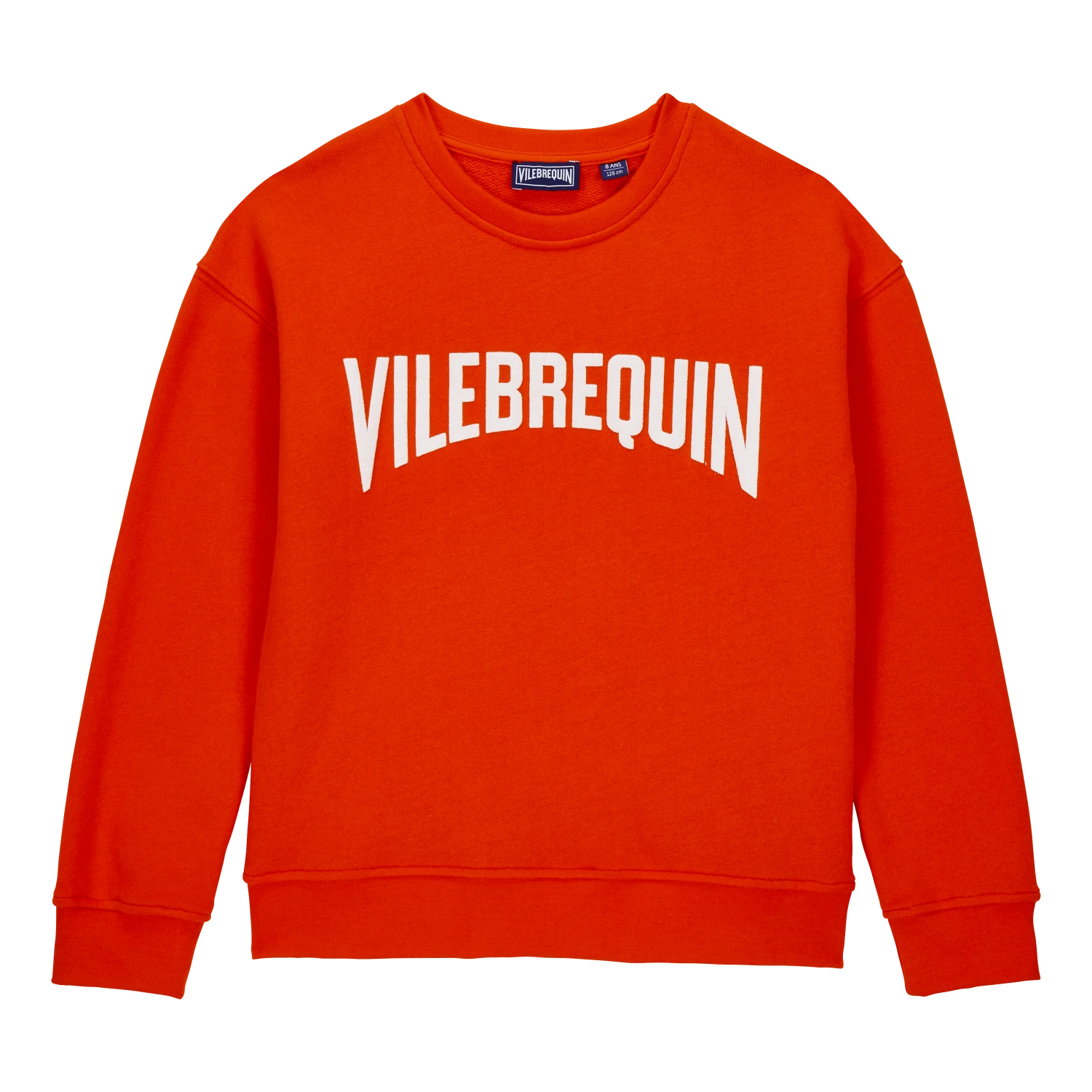 Boys Crewneck Cotton Sweatshirt Vilebrequin Logo 3 Boys Crewneck Cotton Sweatshirt Vilebrequin Logo