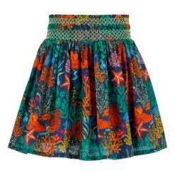 Vilebrequin Girls Skirt Fonds Marins Multicolores