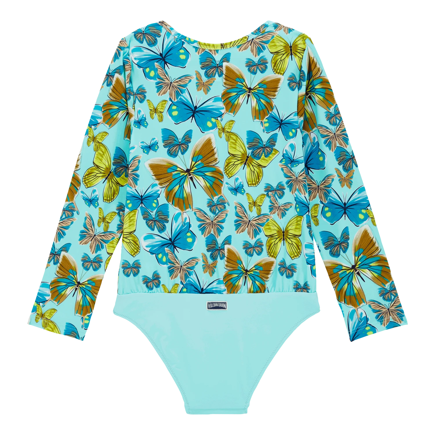 Vilebrequin Girls One-piece Zipped Rashguard Butterflies 4 Vilebrequin Girls One-piece Zipped Rashguard Butterflies - Image 2