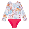 Vilebrequin Girls One-piece Rashguard Peaceful Trees -Outdoor Beach & Swimwear GXEH3H73 010 front 3920x3920 1