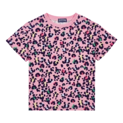 Vilebrequin Girls T-Shirt Turtles Leopard