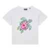 Vilebrequin Girls T-Shirt Provencal Turtle -Outdoor Beach & Swimwear GYTU3P09 010 front 3920x3920 1