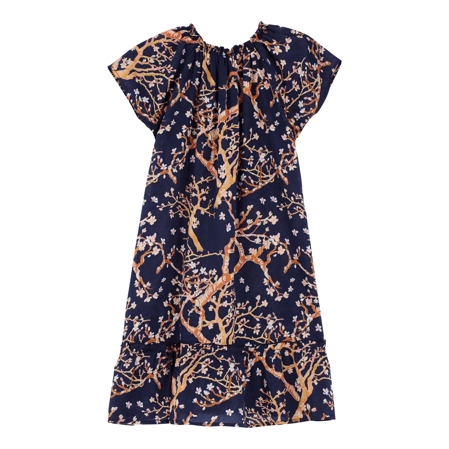 Vilebrequin Girls Cotton Voile Dress Sweet Blossom 4 Vilebrequin Girls Cotton Voile Dress Sweet Blossom - Image 2