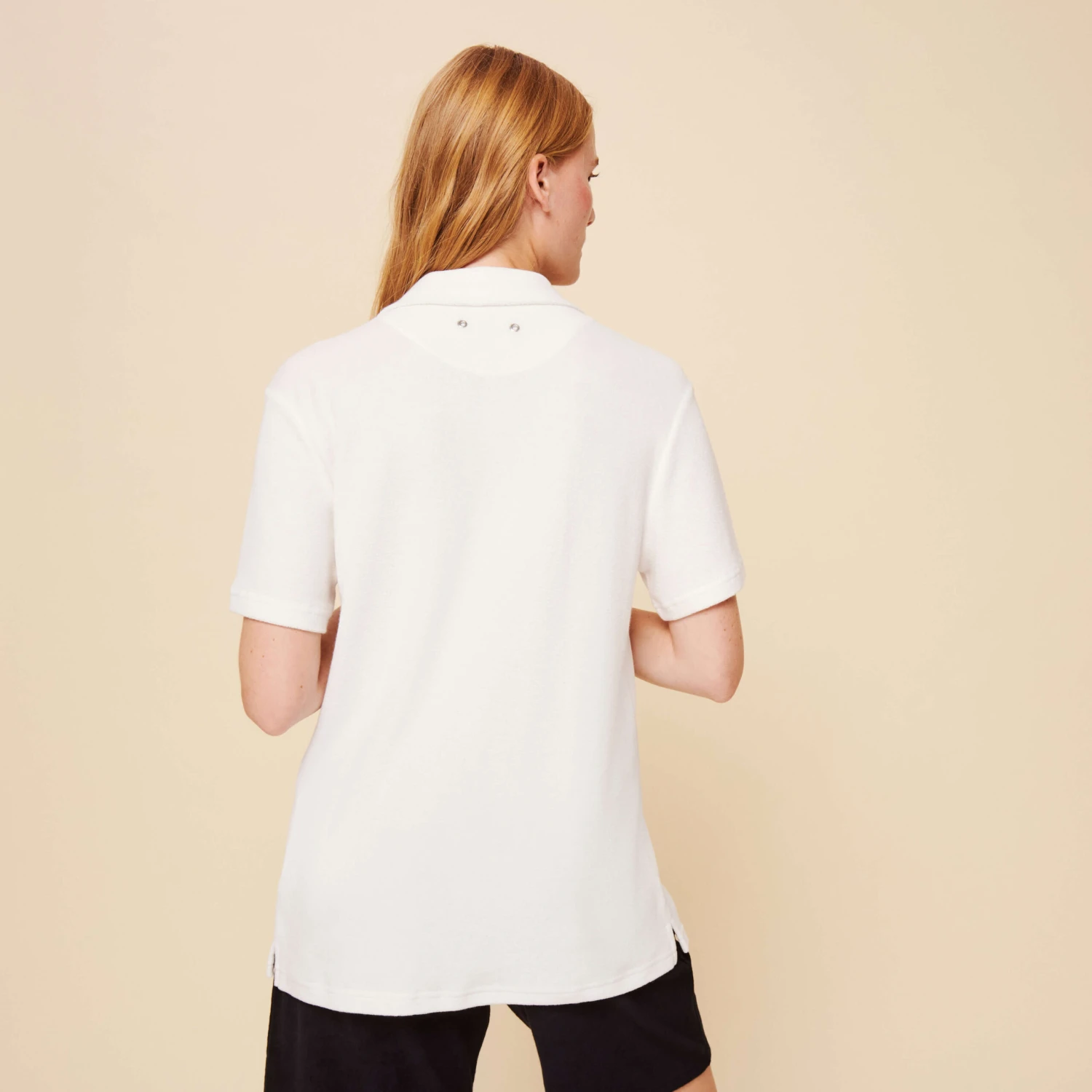 Vilebrequin Unisex Terry Bowling Shirt Solid 6 Vilebrequin Unisex Terry Bowling Shirt Solid - Image 4