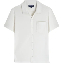 Vilebrequin Unisex Terry Bowling Shirt Solid