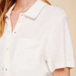 Vilebrequin Unisex Terry Bowling Shirt Solid 15 Vilebrequin Unisex Terry Bowling Shirt Solid -Outdoor Beach & Swimwear HARC3Q02 052 supp1 3920x3920 1