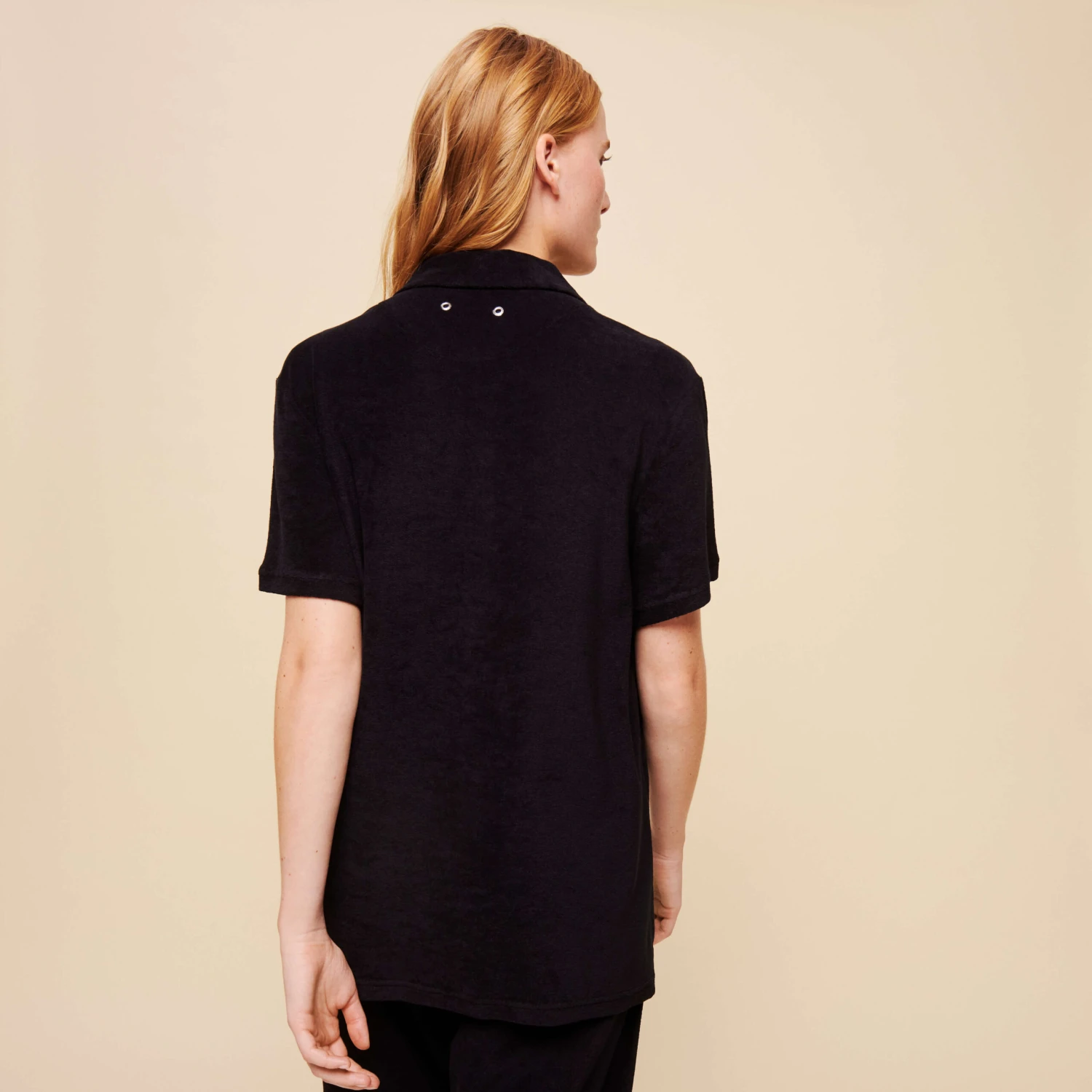 Vilebrequin Unisex Terry Bowling Shirt Solid 6 Vilebrequin Unisex Terry Bowling Shirt Solid - Image 4