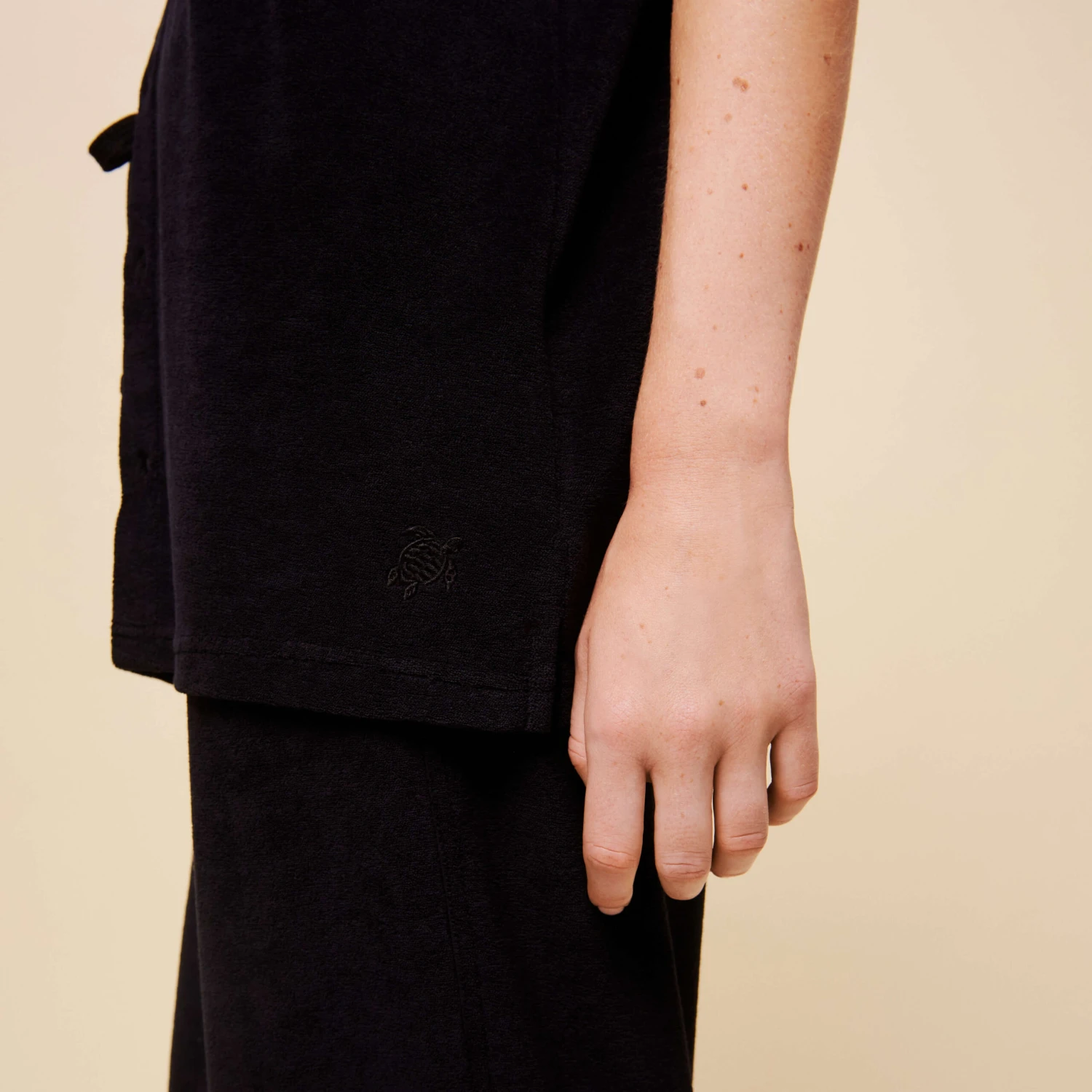 Vilebrequin Unisex Terry Bowling Shirt Solid 9 Vilebrequin Unisex Terry Bowling Shirt Solid - Image 7