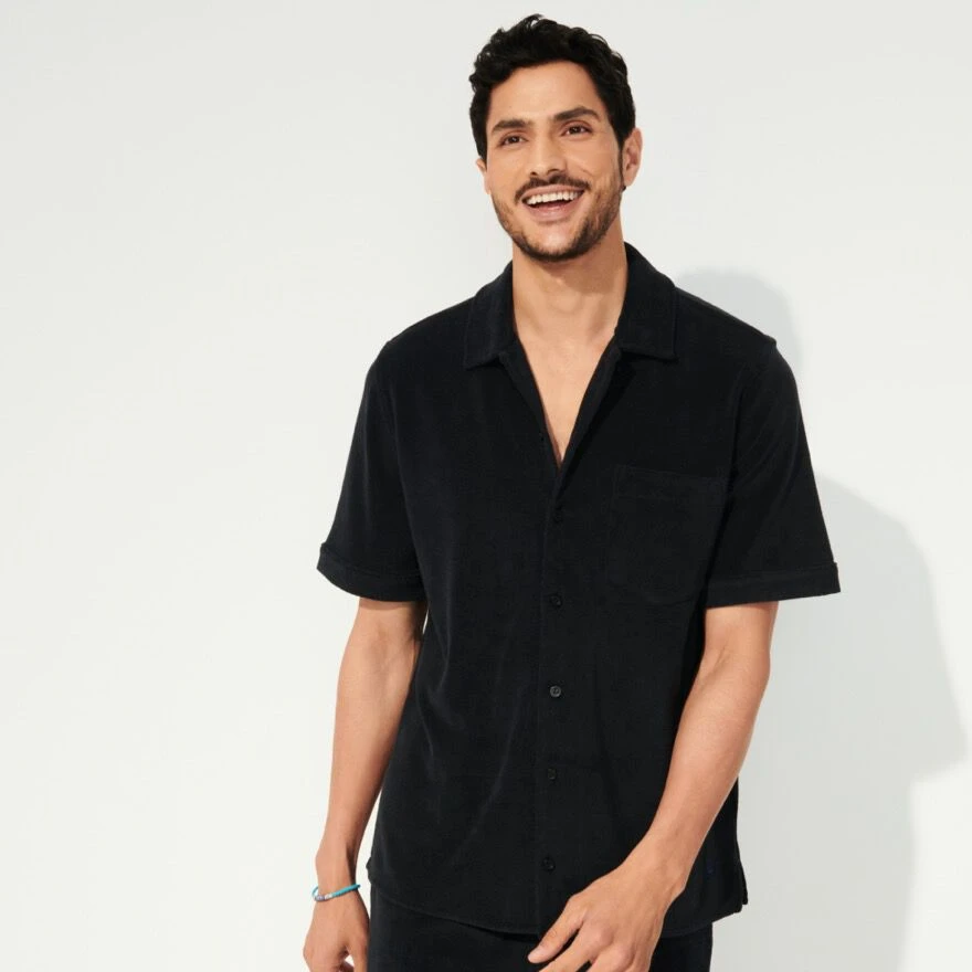 Vilebrequin Unisex Terry Bowling Shirt Solid 11 Vilebrequin Unisex Terry Bowling Shirt Solid - Image 9