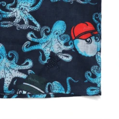 Men Printed Linen Bowling Shirt - Vilebrequin X Malbon -Outdoor Beach & Swimwear HARZ3U03 390 supp2 3920x3920 1