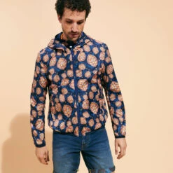 Vilebrequin Men Reversible Windbreaker Jacket Carapaces -Outdoor Beach & Swimwear IGAU3Y38 305 supp4 3920x3920 1