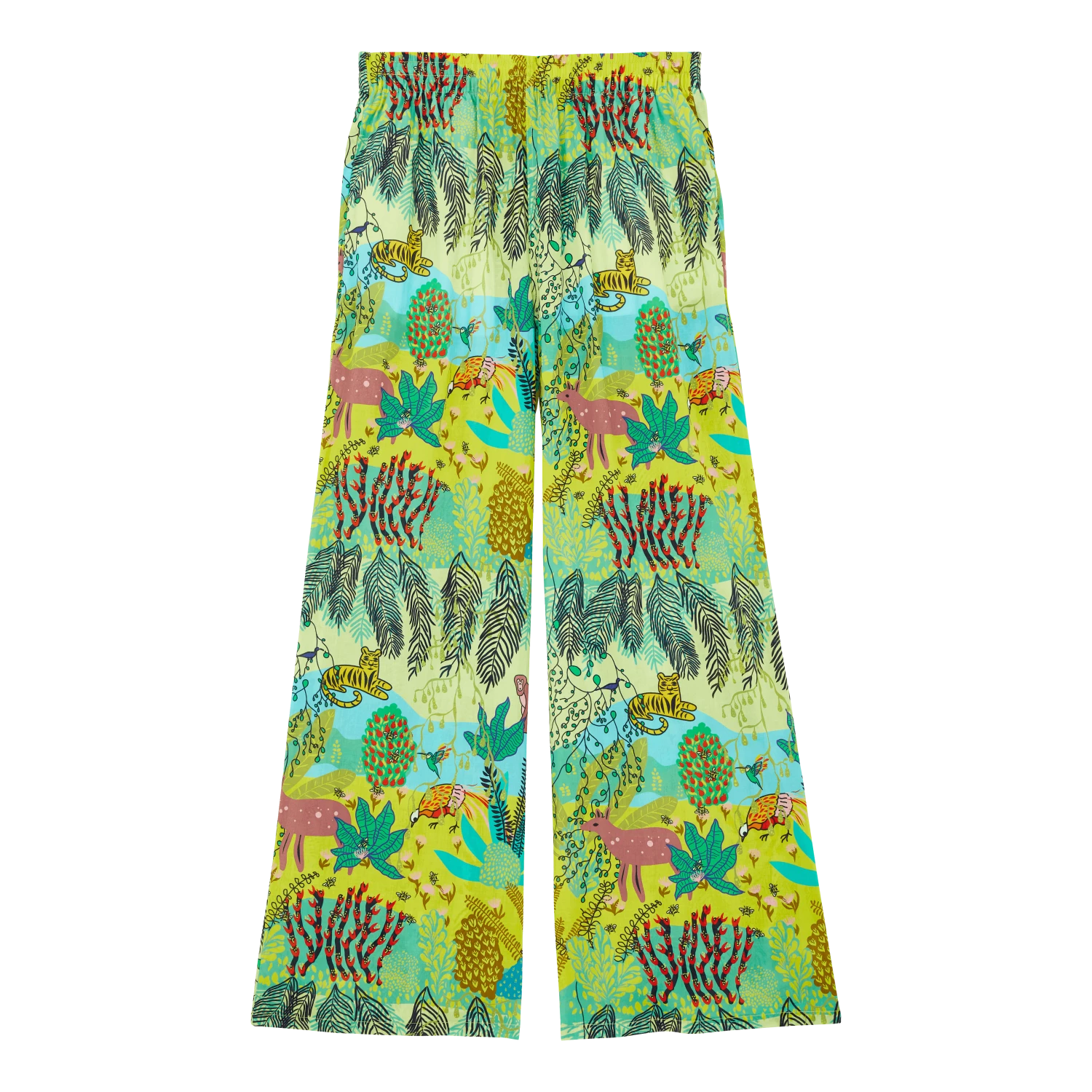 Vilebrequin Women Cotton Pants Jungle Rousseau 3 Vilebrequin Women Cotton Pants Jungle Rousseau
