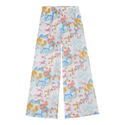 Vilebrequin Women Cotton Pants Peaceful Trees