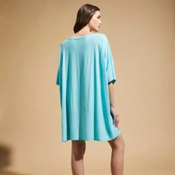 Women Maxi Viscose Dress Seahorse - Vilebrequin X Patrizia Gucci -Outdoor Beach & Swimwear IORZ3X12 333 backworn 3920x3920 1