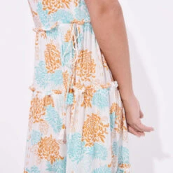 Women Maxi Dress Iridescent Flowers Of Joy- Vilebrequin X Poupette St Barth -Outdoor Beach & Swimwear IVYU2X17 219 supp4 3920x3920 1