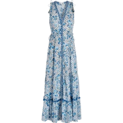 Women Maxi Dress Iris Lace- Vilebrequin X Poupette St Barth