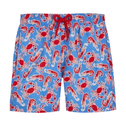Vilebrequin Boys Ultra-light And Packable Swim Shorts Crabs & Shrimps