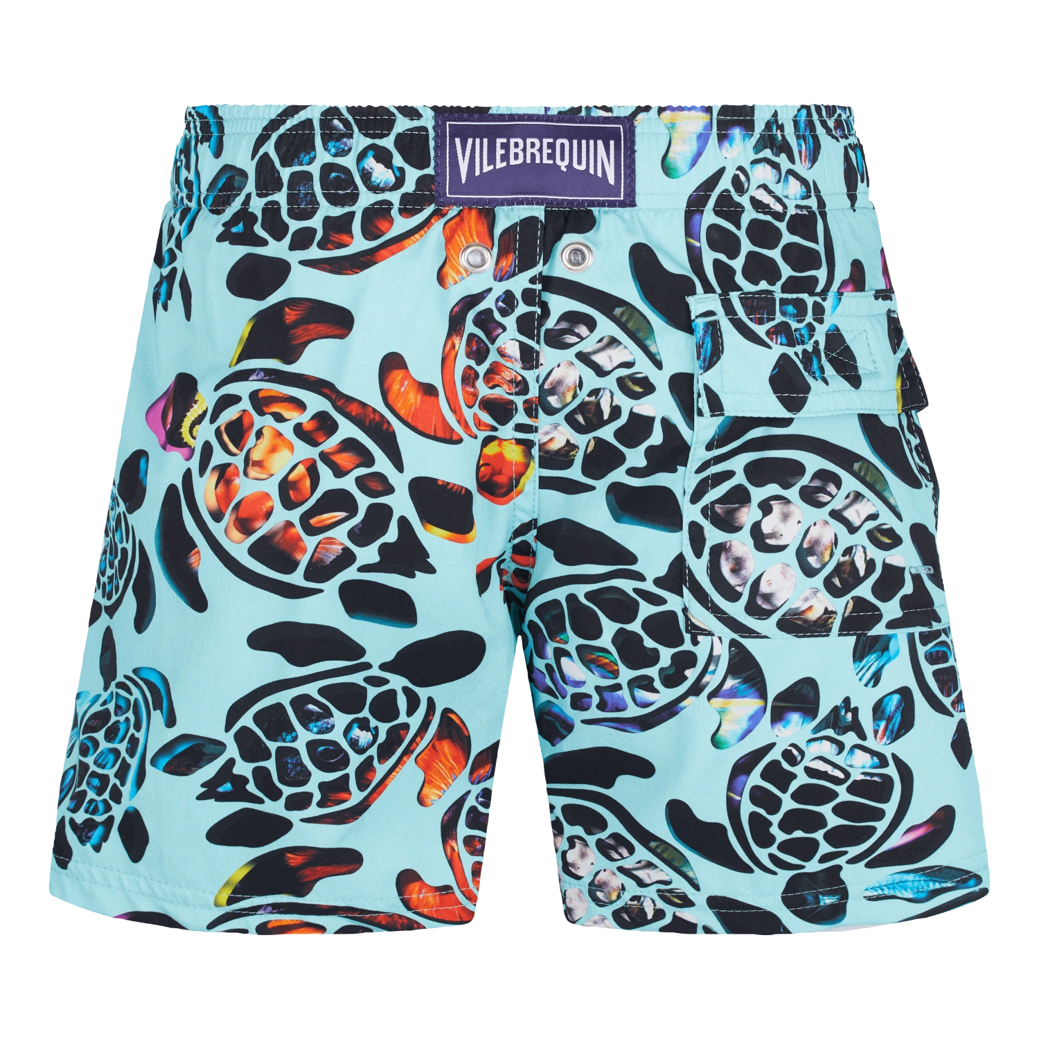 Vilebrequin Boys Stretch Swim Trunks Screen Turtles 4 Vilebrequin Boys Stretch Swim Trunks Screen Turtles - Image 2