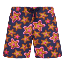 Vilebrequin Boys Stretch Swim Trunks Stars Gift