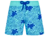 Vilebrequin Boys Swim Trunks Turtles Splash Flocked -Outdoor Beach & Swimwear JIMC1D00 381 front 3920x3920 1