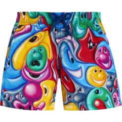 Boys Swim Trunks Faces In Places - Vilebrequin X Kenny Scharf