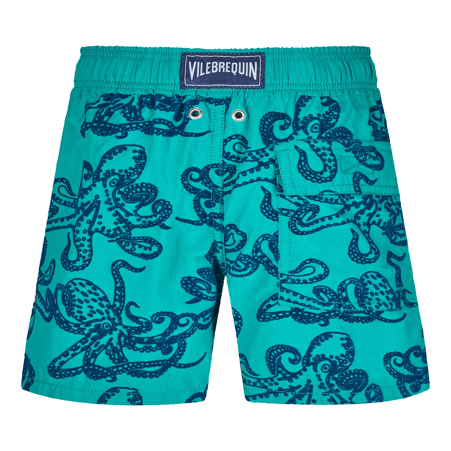 Vilebrequin Boys Swim Trunks Poulpes Flocked 4 Vilebrequin Boys Swim Trunks Poulpes Flocked - Image 2