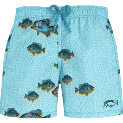Boys Swim Shorts Graphic Fish - Vilebrequin X La Samanna