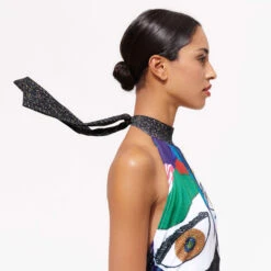 Women One-piece Halter Swimsuit Envoûtement - Vilebrequin X Deux Femmes Noires -Outdoor Beach & Swimwear LAMU3H87 354 supp1 3920x3920 1