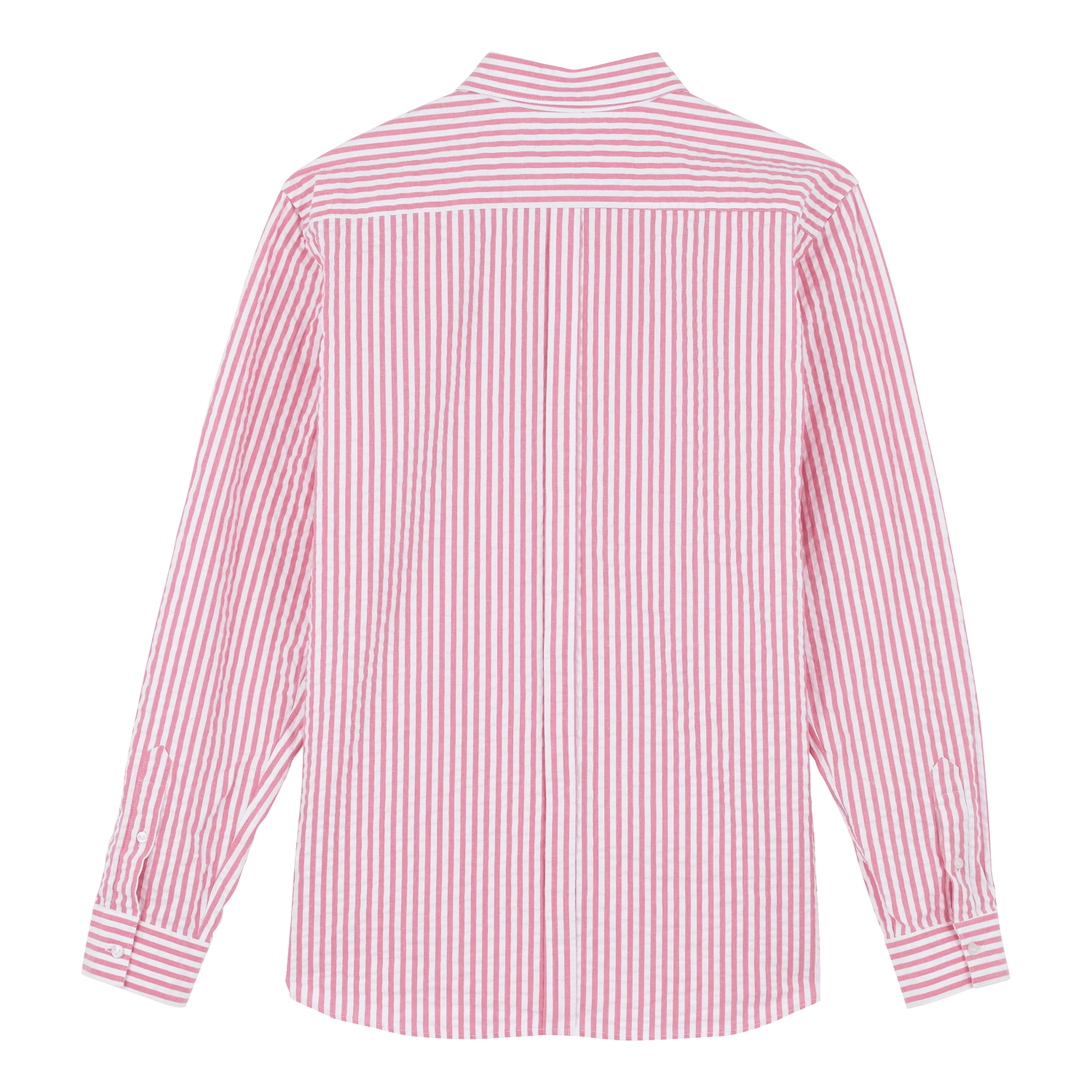 Vilebrequin Men Striped Seersucker Shirt 4 Vilebrequin Men Striped Seersucker Shirt - Image 2