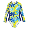 Vilebrequin Women Long Sleeves One-Piece Rashguard Raiatea -Outdoor Beach & Swimwear LEXH3T07 110 front 3920x3920 1