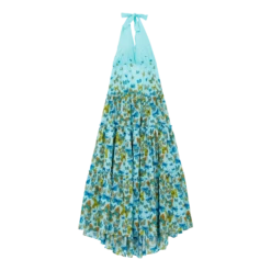 Vilebrequin Women Low Back And Long Cotton Dress Butterflies