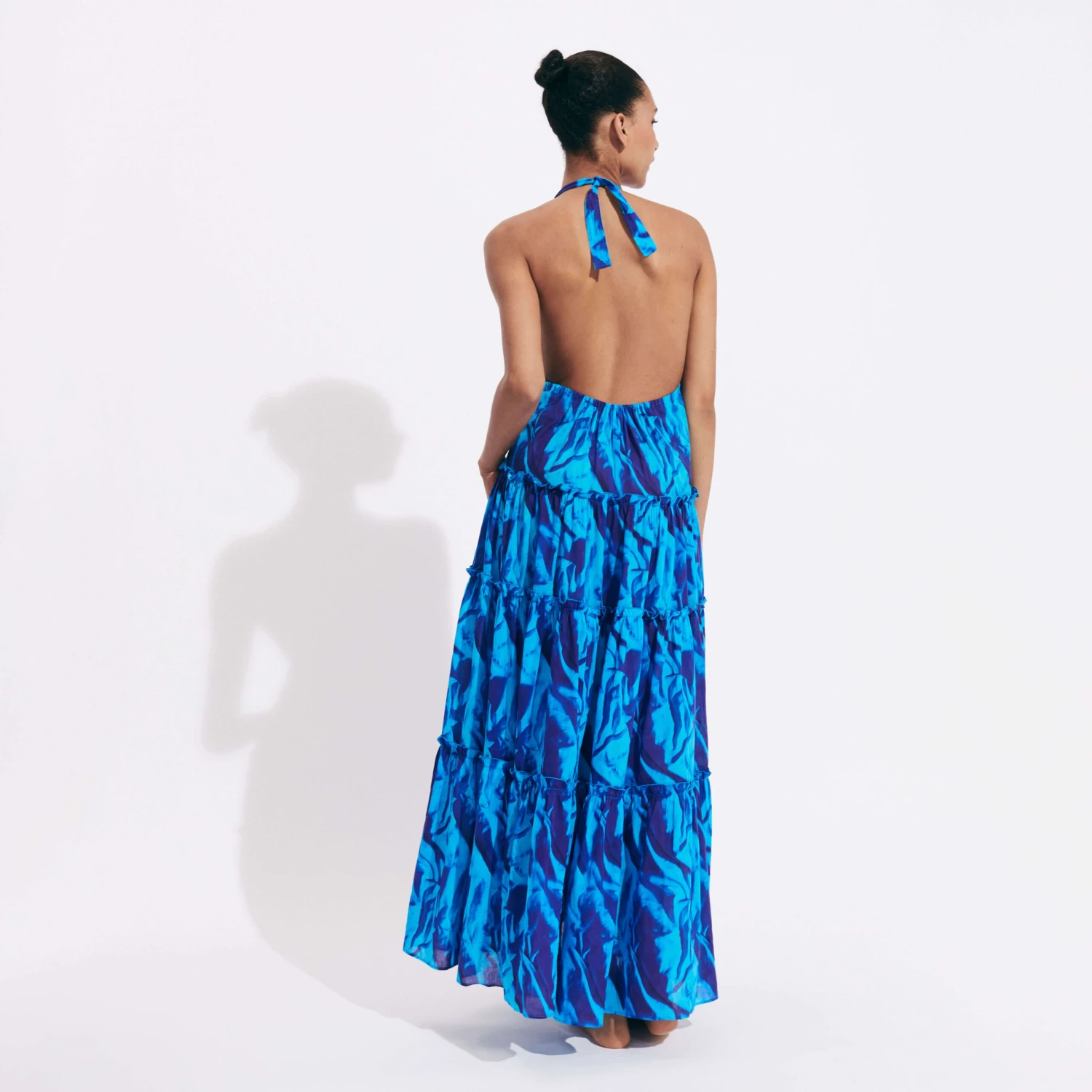 Vilebrequin Women Cotton Long Backless Dress Les Draps Froissés 6 Vilebrequin Women Cotton Long Backless Dress Les Draps Froissés - Image 4