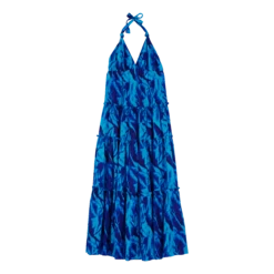 Vilebrequin Women Cotton Long Backless Dress Les Draps Froissés