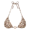 Vilebrequin Women Triangle Bikini Top Turtles Leopard -Outdoor Beach & Swimwear LOXU3H05 121 front 3920x3920 1