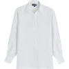 Women Solid Linen Shirt- Vilebrequin X Angelo Tarlazzi -Outdoor Beach & Swimwear LRAH3U00 010 front 3920x3920 1