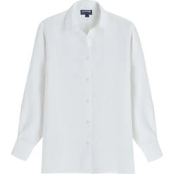 Women Solid Linen Shirt- Vilebrequin X Angelo Tarlazzi