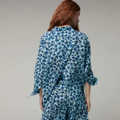 Women Organic Cotton Veil Shirt Turtles Leopard- Vilebrequin X Angelo Tarlazzi 11 Women Organic Cotton Veil Shirt Turtles Leopard- Vilebrequin X Angelo Tarlazzi -Outdoor Beach & Swimwear LRAU3V05 373 backworn 3920x3920 1